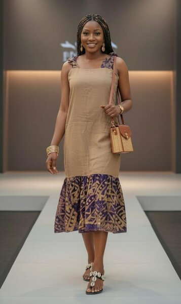 Robe N'dempé Bohème Évasée Été