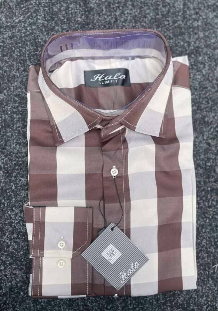 Chemise à carreaux homme