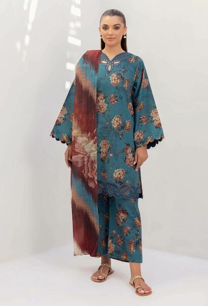 Lawn fabric 3 pc