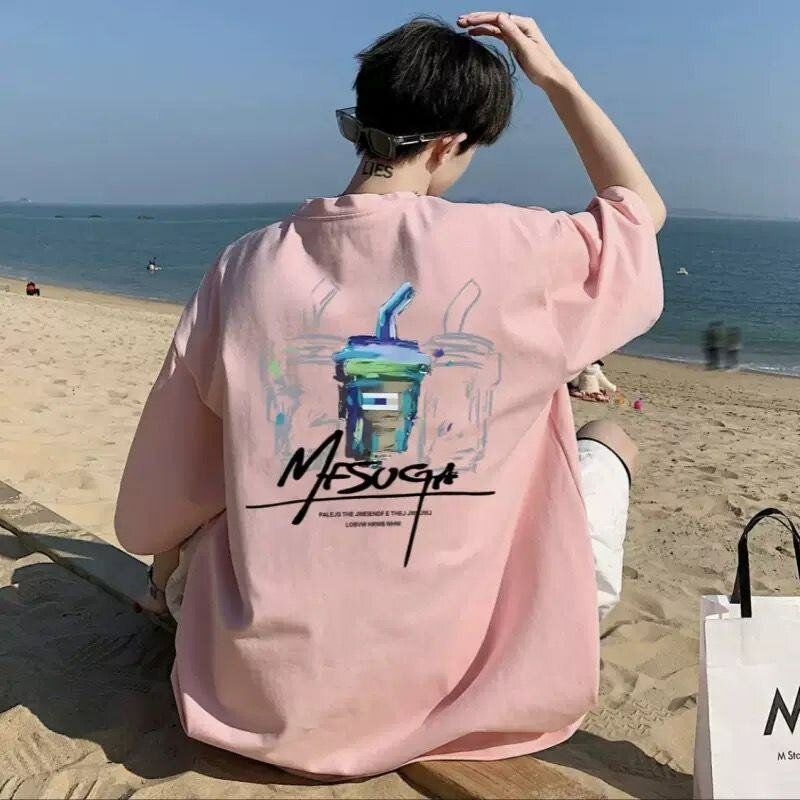 T-shirt ample imprimée été