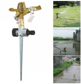 Garden Sprinkler Spike Lawn Grass 360 Degree Adjustable Rotating Water Sprayer For Garden Irrigation System