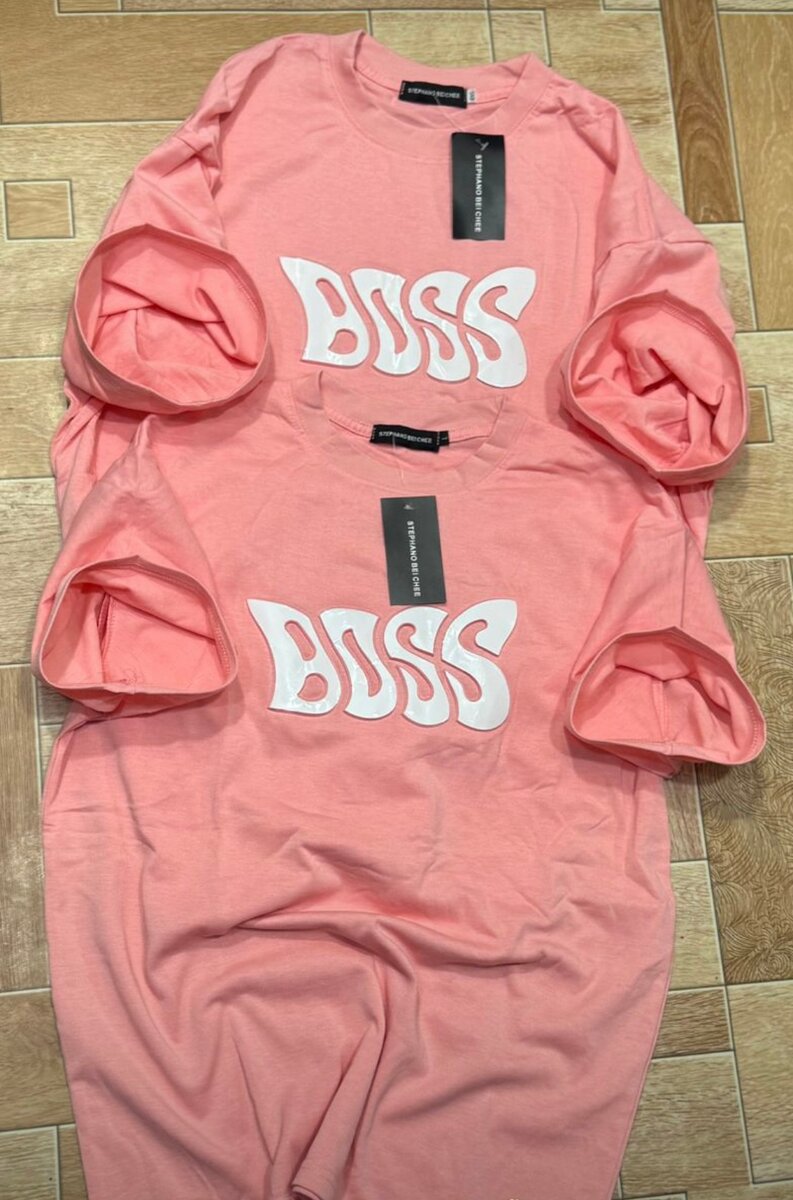 T-shirts unisex BOSS rose