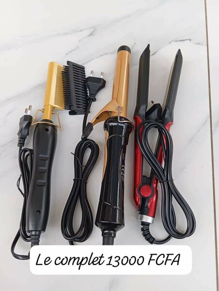 Kit de coiffure 3-en-1 électrique