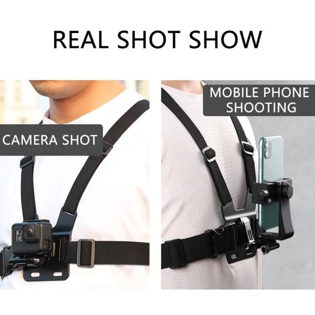 Support de Poitrine Caméra et Téléphone