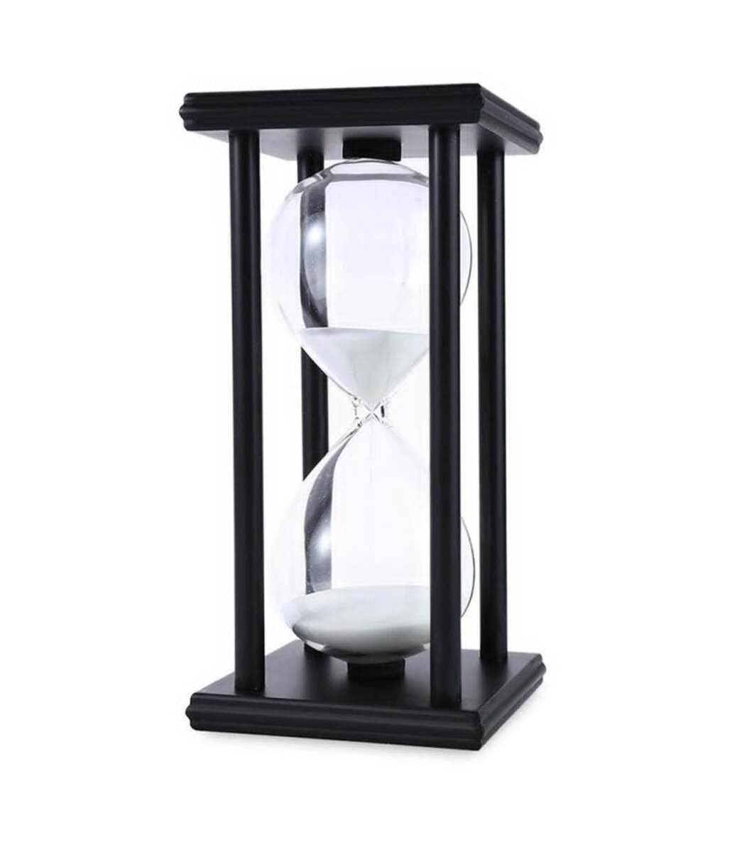 60 Minutes Wooden Hourglass Sand Clock Sandglass