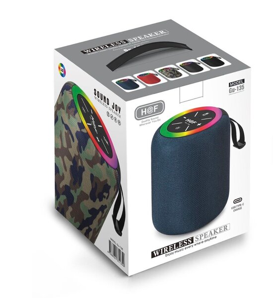 Enceinte Bluetooth sans fil LED