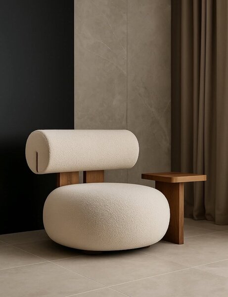 Fauteuil moderne design bois