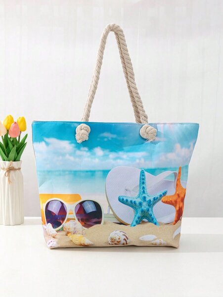 Sac de plage imprimé été