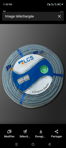 Câble électrique VGV