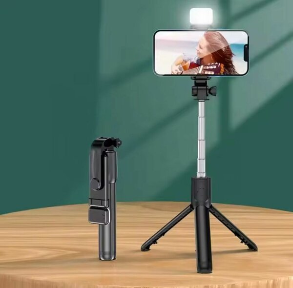 Trépied selfie avec commandes