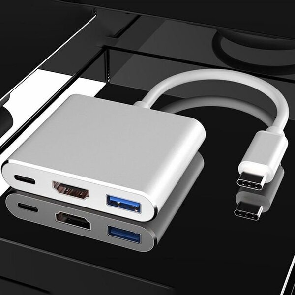 Hub 3en1 type c