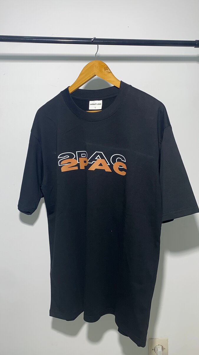 T-shirt noir 2PAC