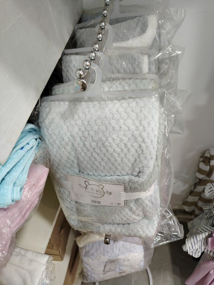 Couverture bébé douce grise