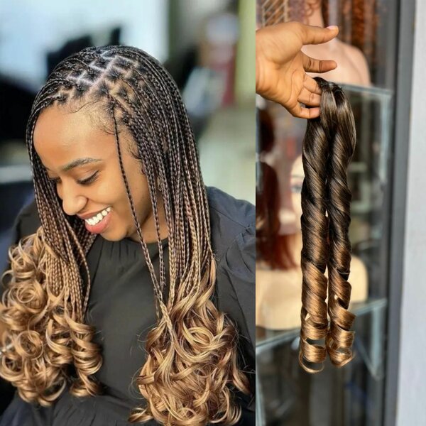 French Curly braid
