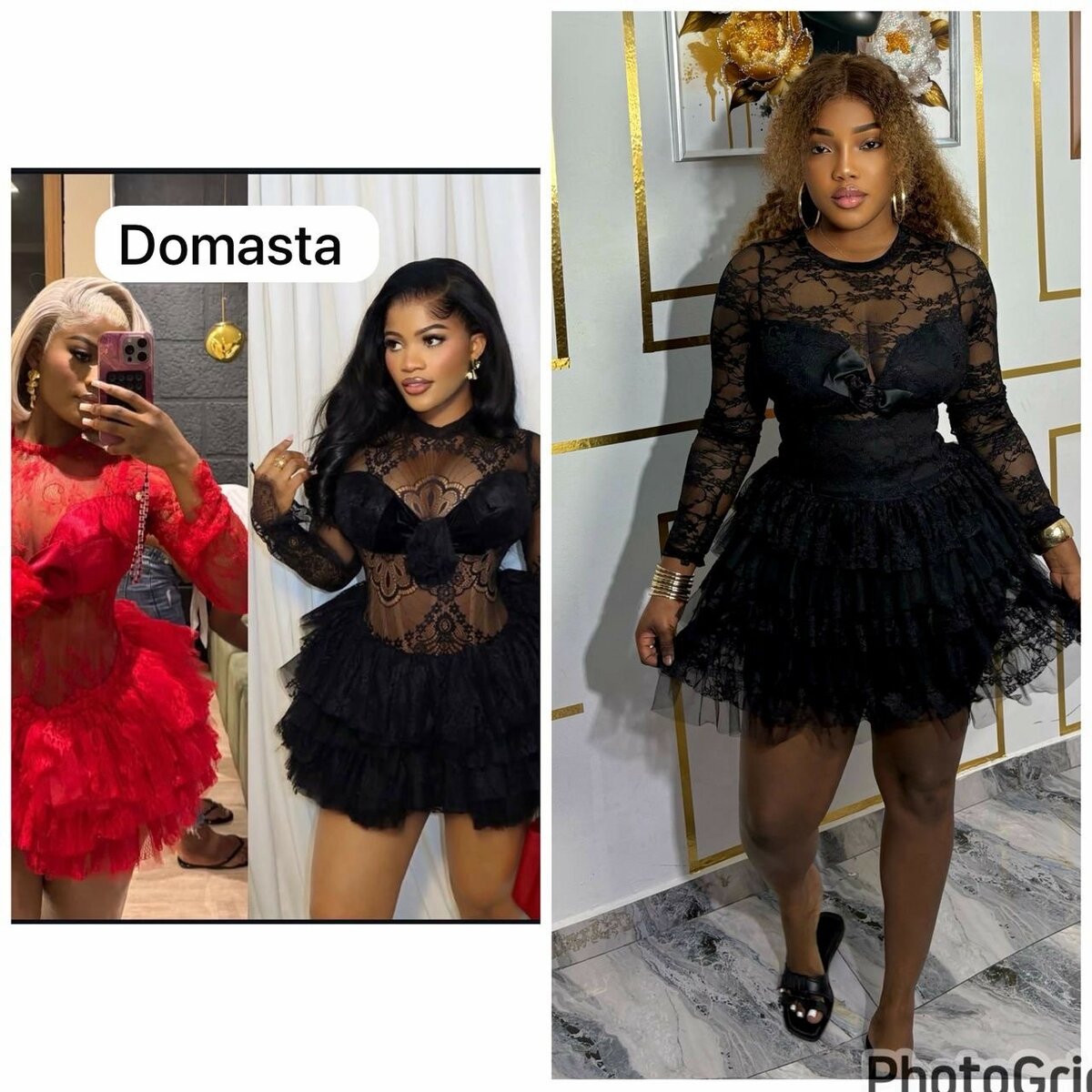 Robe en dentelle élégante