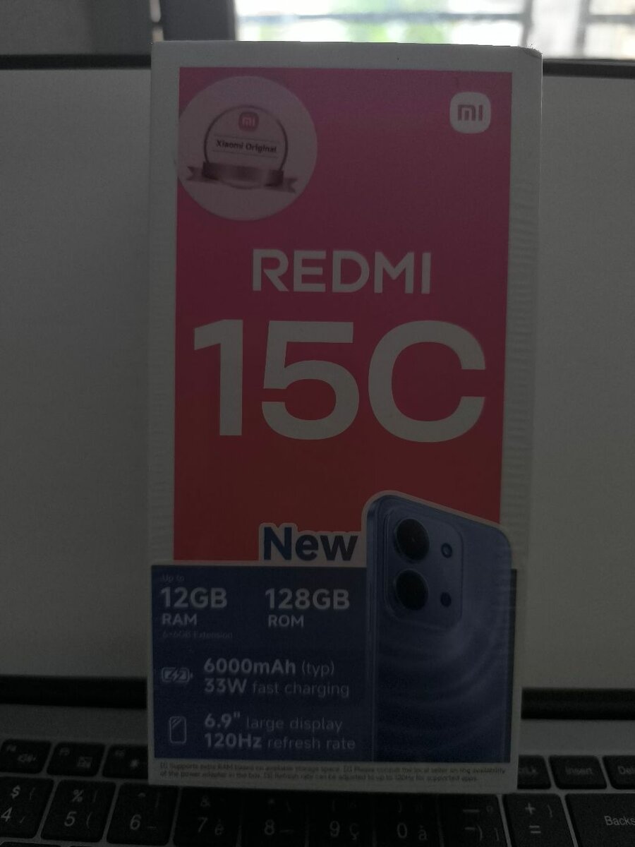 Smartphone Redmi 15C 12Go