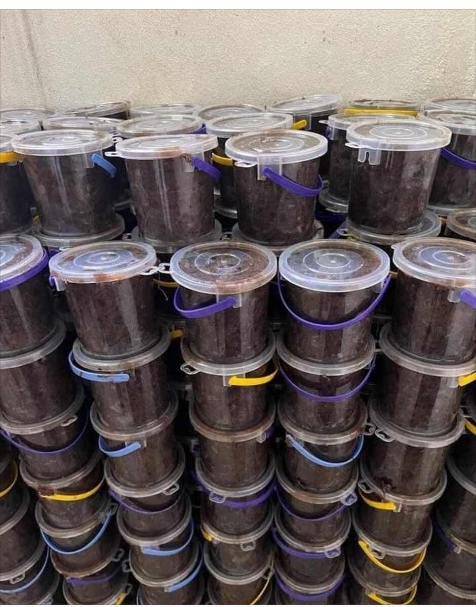 Noir savon naturel africain