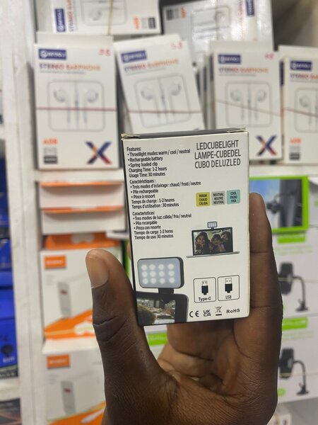 Lumière LED Cube Rechargeable