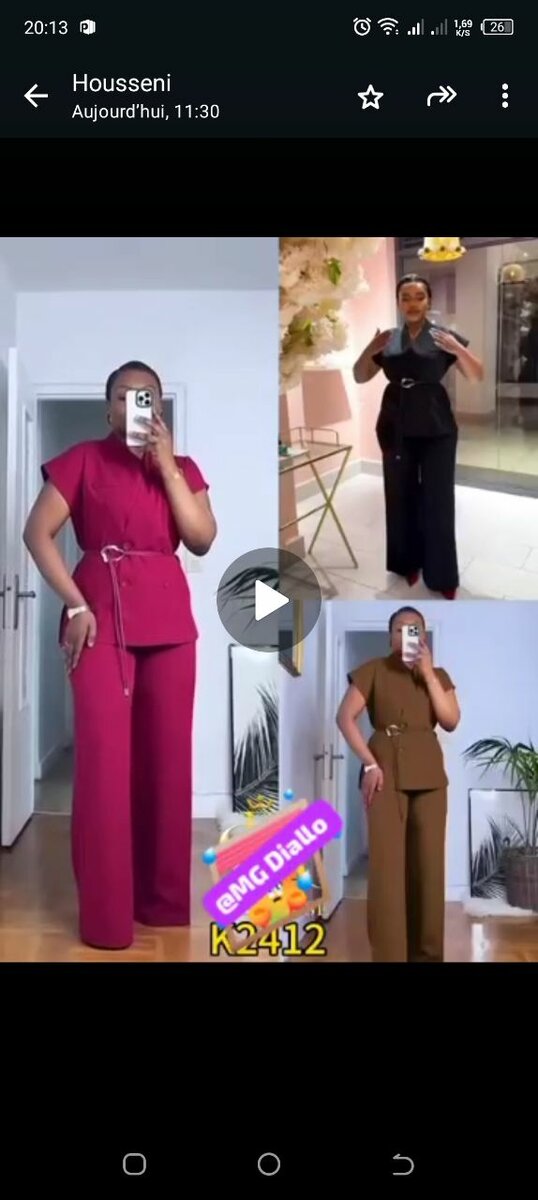 Ensemble Pantalon Femme Élégant