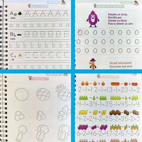 Cahier d'écriture, cahier magique