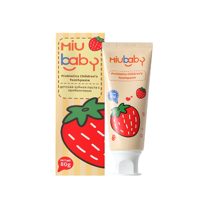 MIUBABY KIDS PROBIOTICS TOOTHPASTE 80g