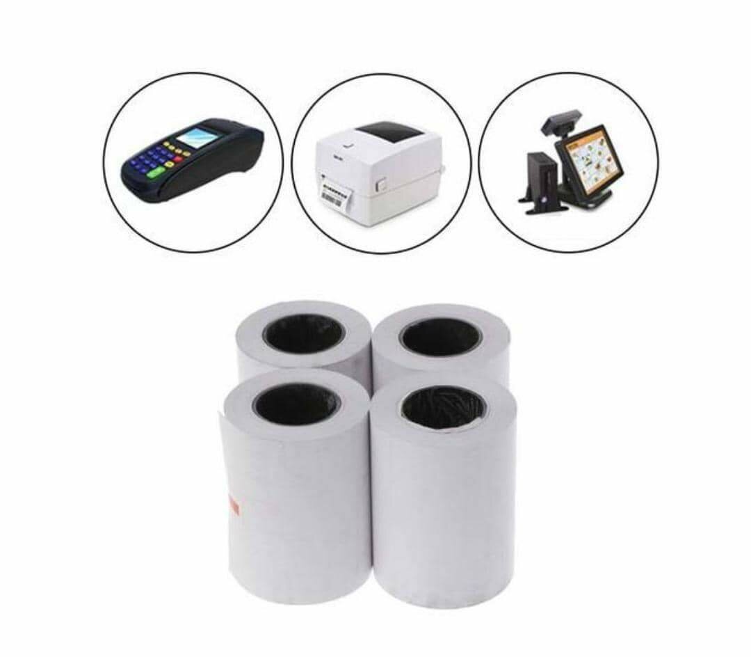Rouleaur de 10 papiers Imprimante Thermique 57 X 40 X 12 Mm