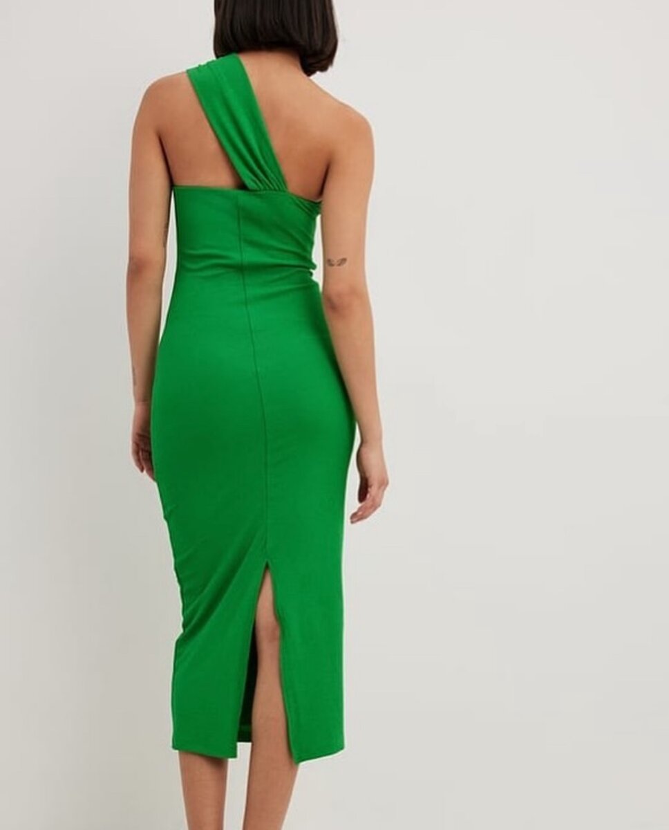 One Shoulder Midi Dress