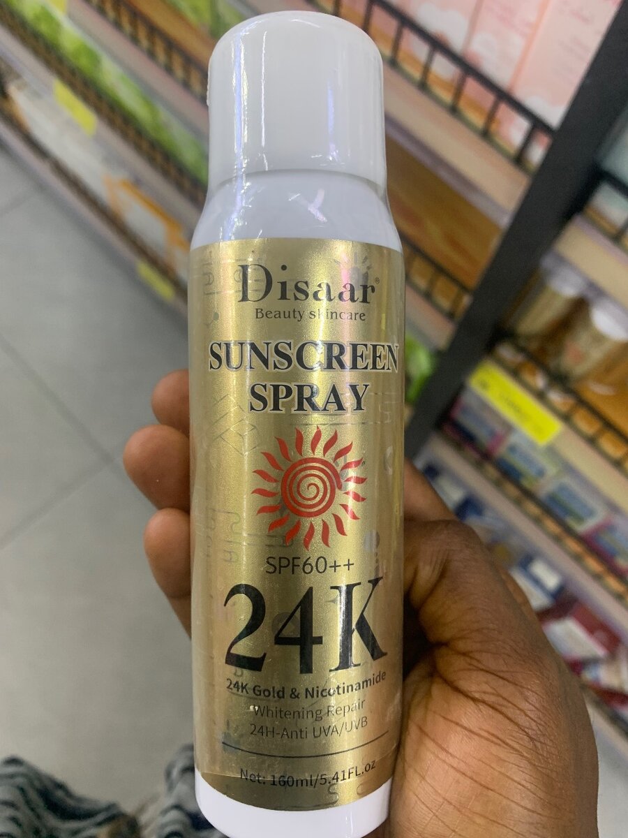 Spray de protection solaire