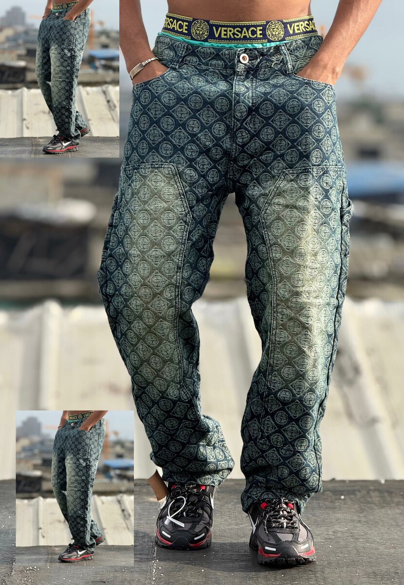 Pantalons baggy unisex imprimés