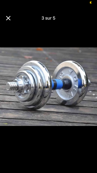 Haltères poids 1-15kg réglable