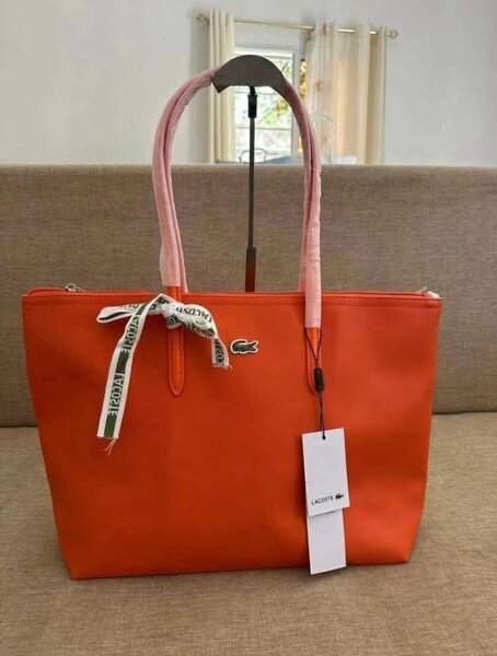 Sac cabas Lacoste orange