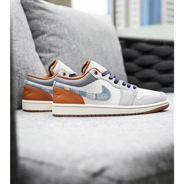 Jordan 1 low SE Repaired Denim Swoosh