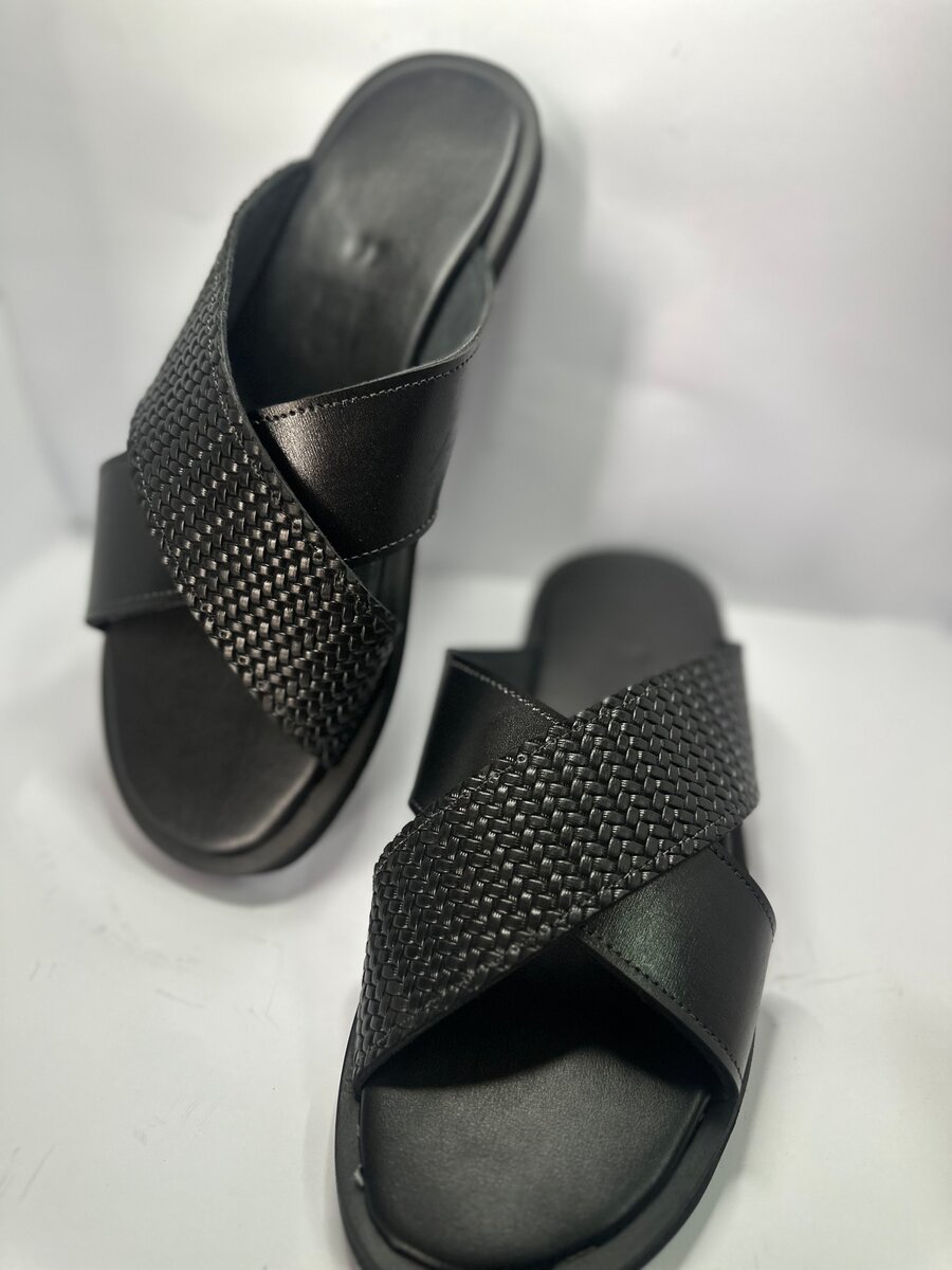 Sandales en cuir homme