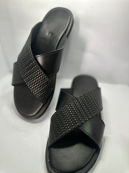 Sandales en cuir homme