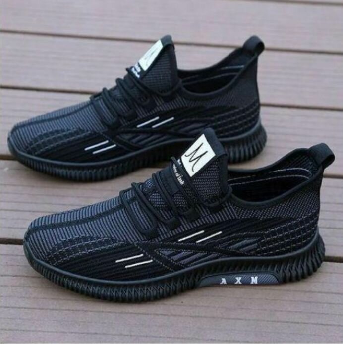 Chaussures de Sport Noires Homme