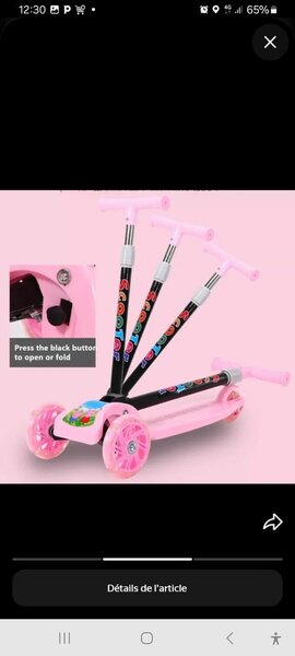 Trottinette Enfant 3 Roues