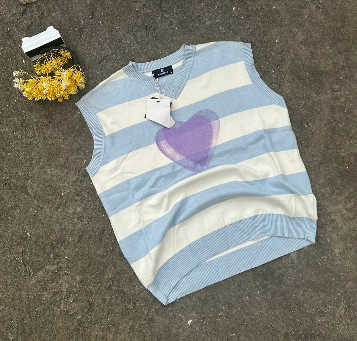 Chic Débardeur à Rayures