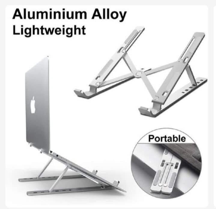 Support pliable et réglable ordinateur Portable - Blanc