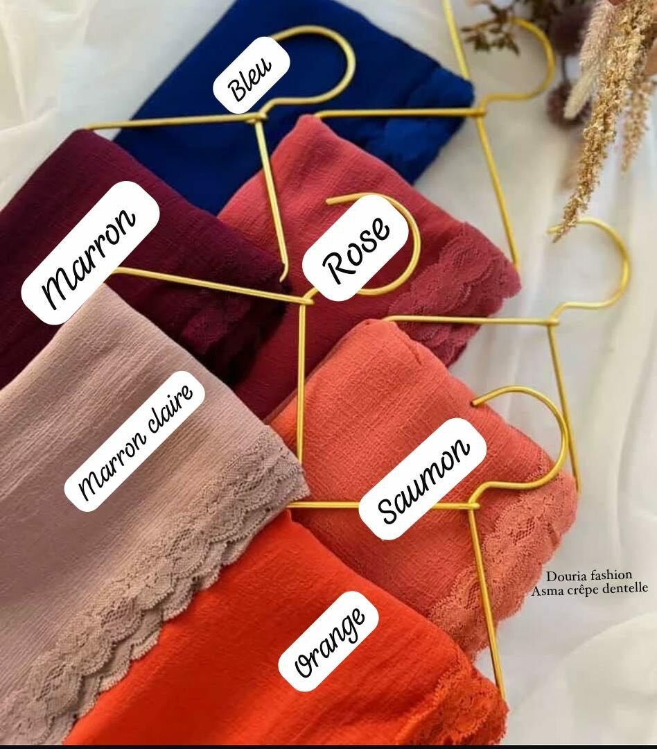 Voile Asma crêpe à dentelle