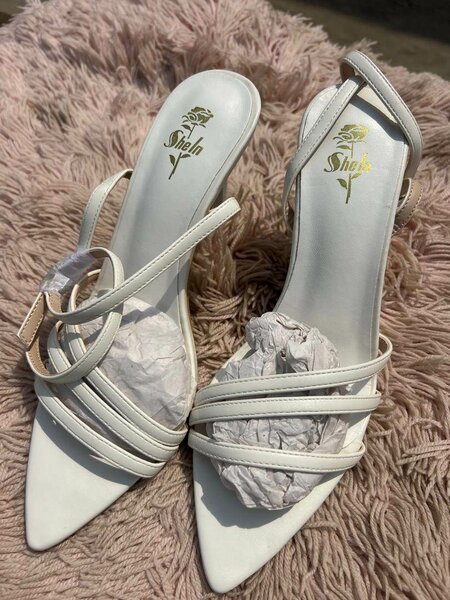 Shein heel white
