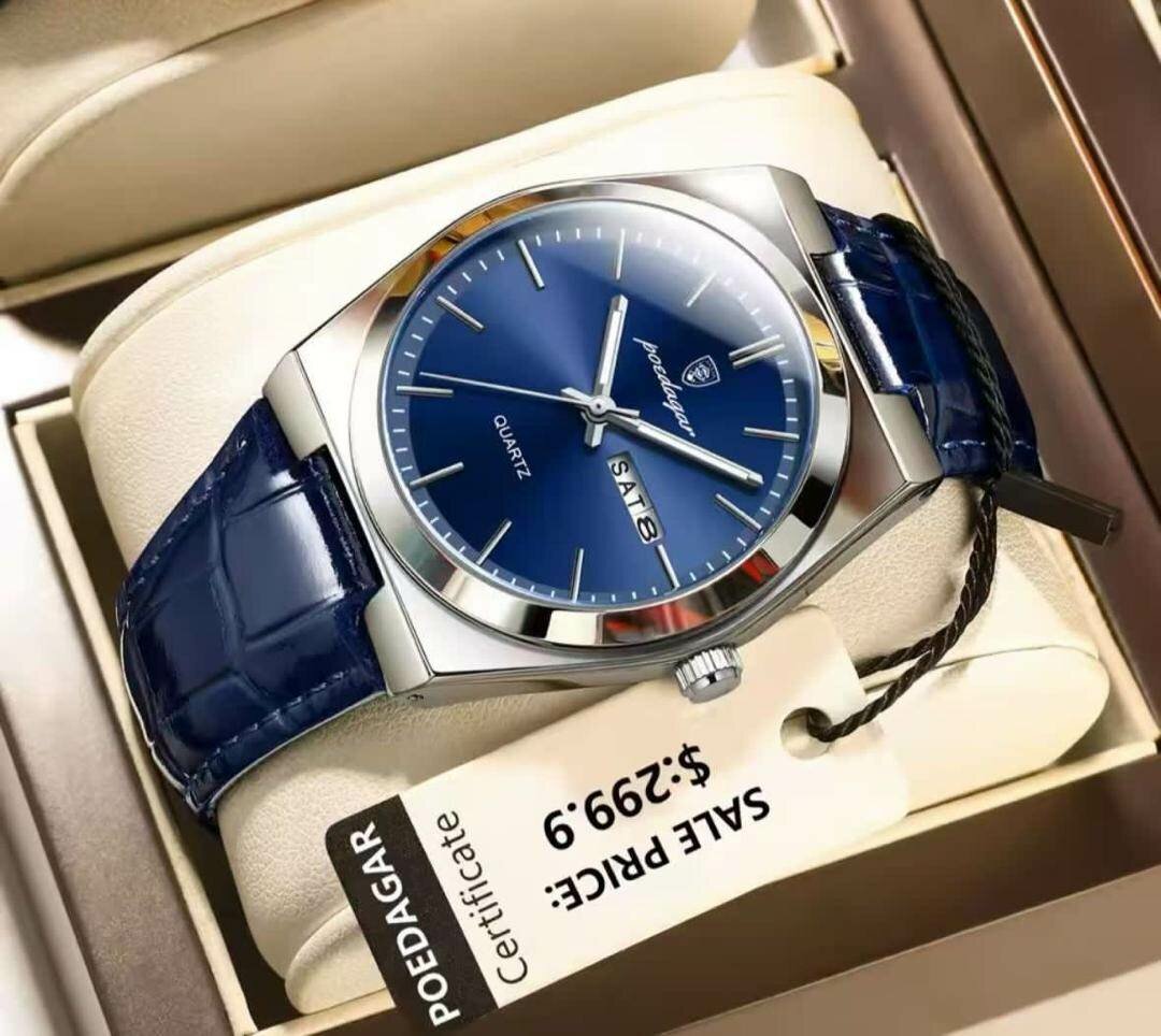 Montre Quartz Élégante Homme