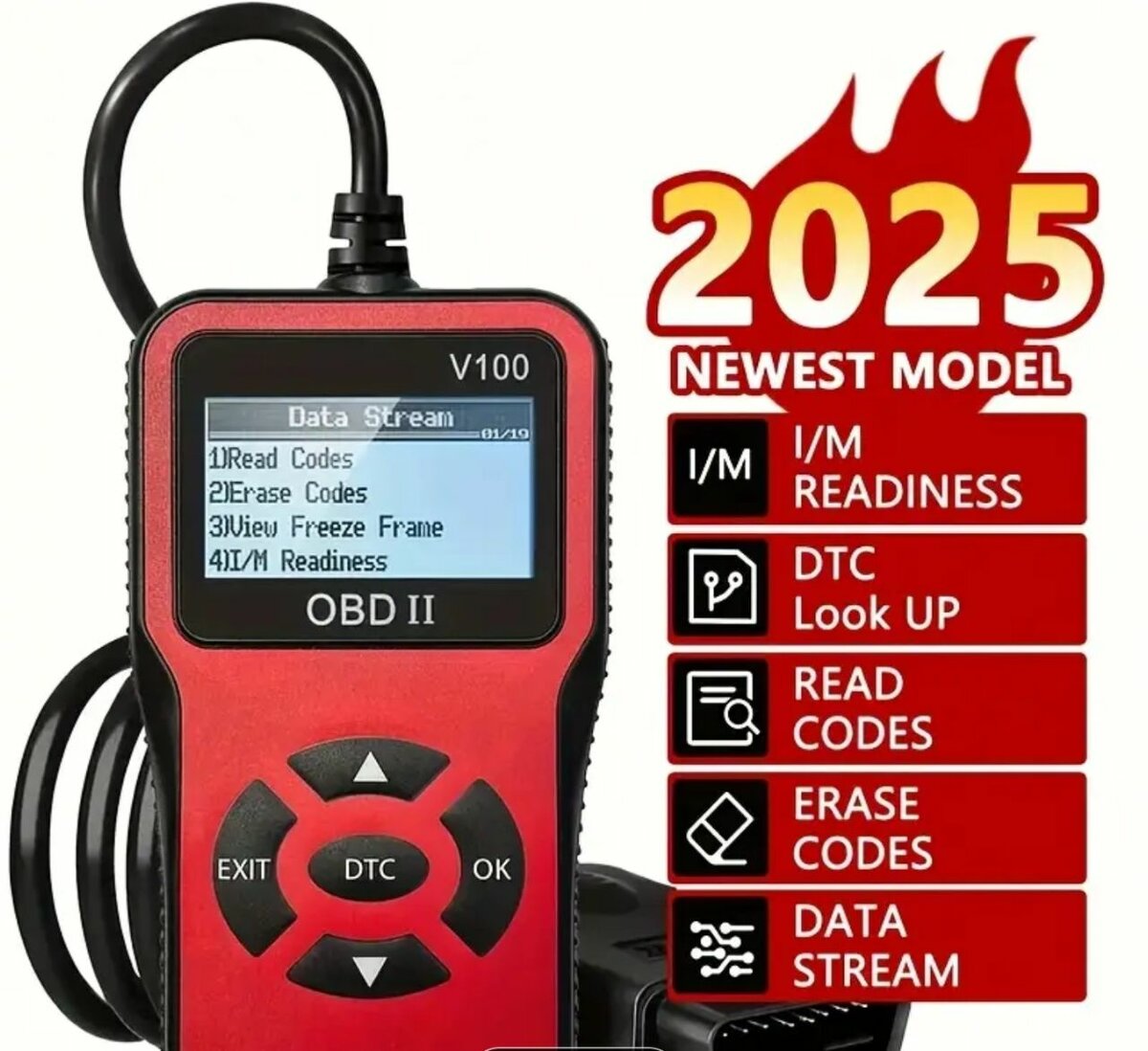 OBD II Scanner V100 Professionnel