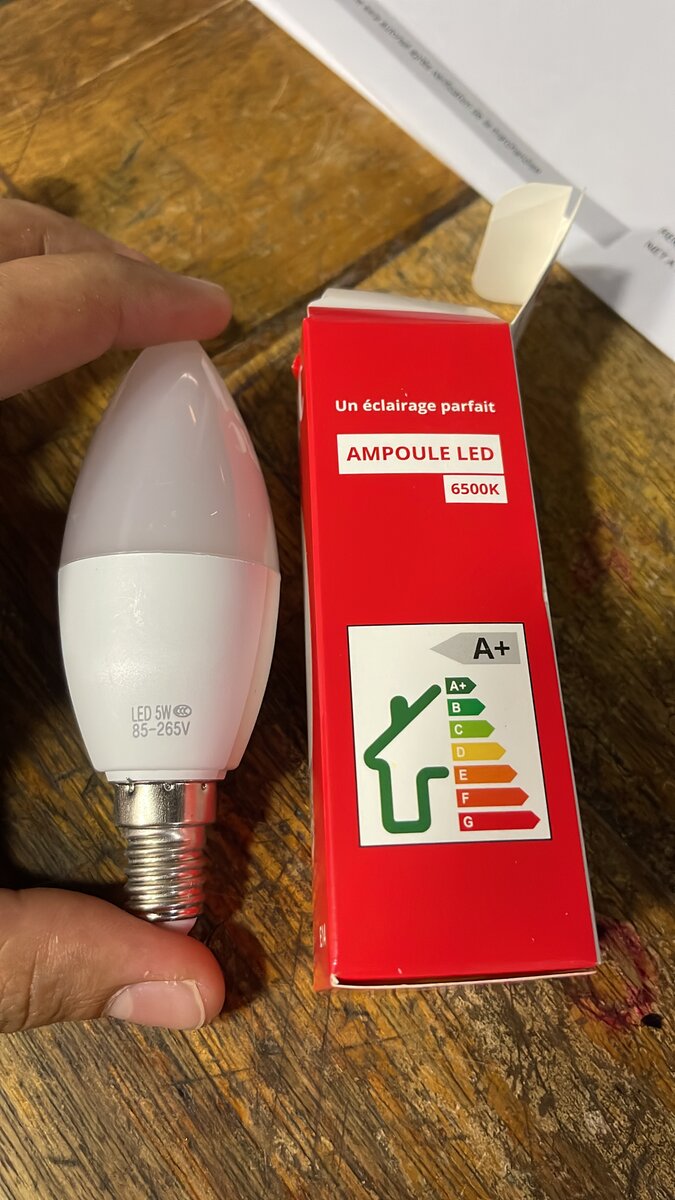 Ampoule LED 5W E14 Blanc