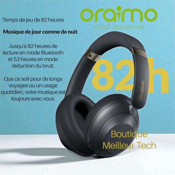 Oraimo Casque Boompop Pro 82h