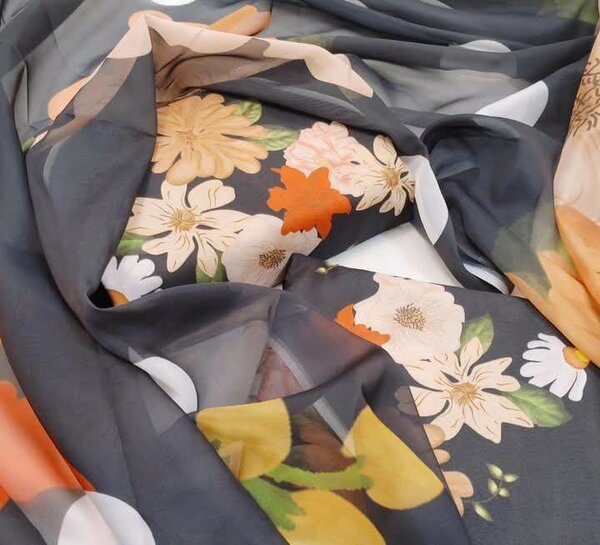 Printed lawn suit