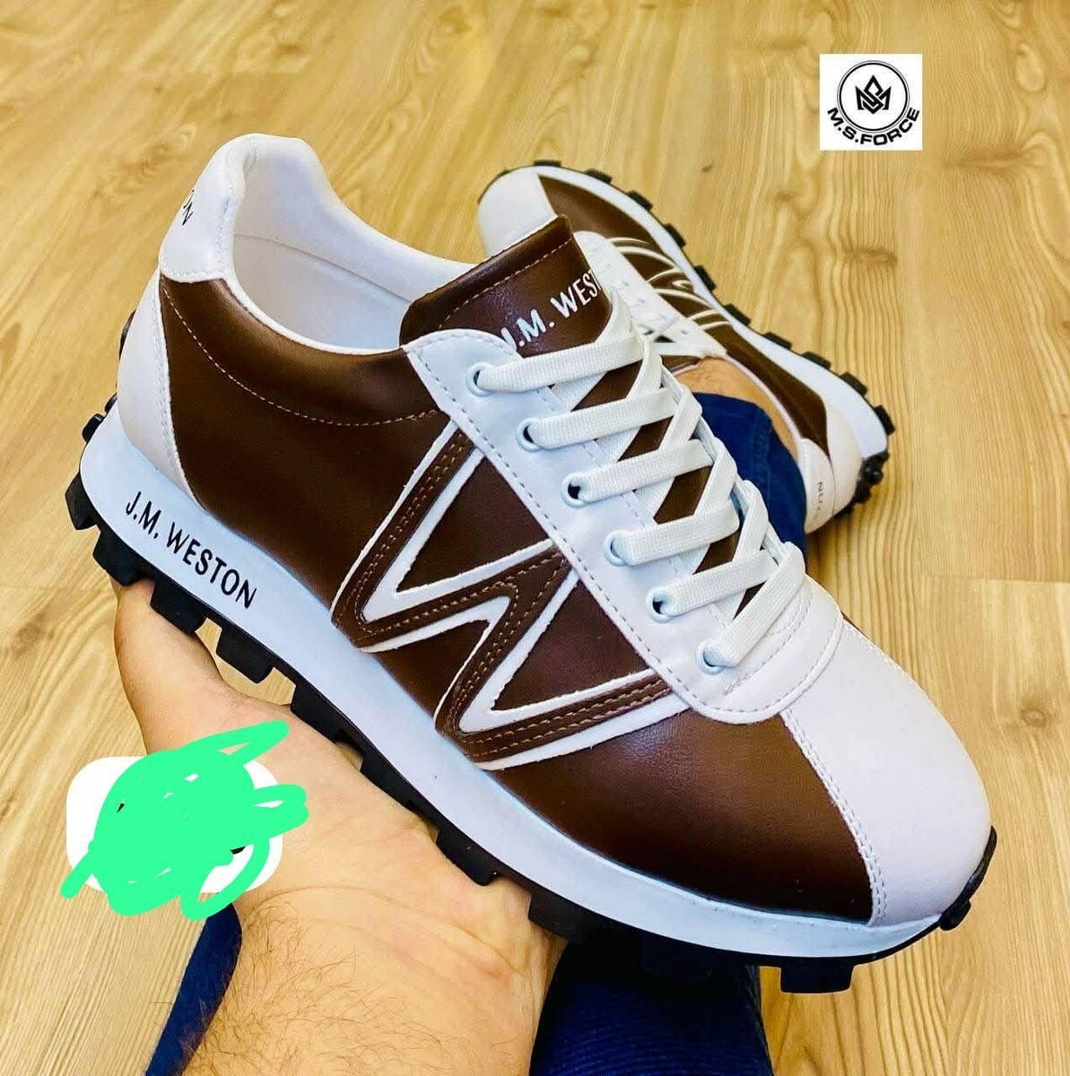 Sneakers en cuir J.M. Weston