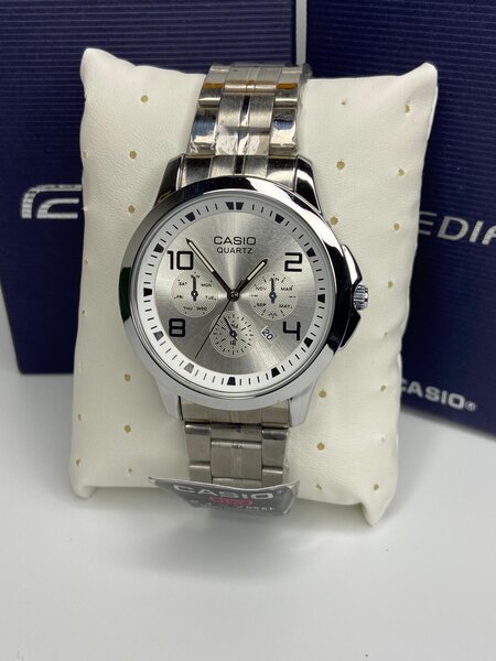 Casio Chronoluxe Stainless Steel Watch