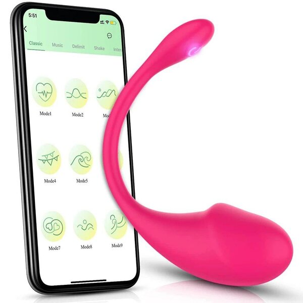 Vibromasseur télécommandé avec