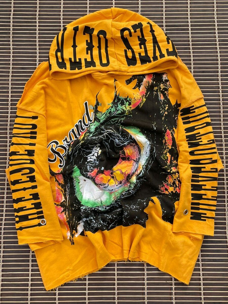 Sweat à capuche graphique vibrant