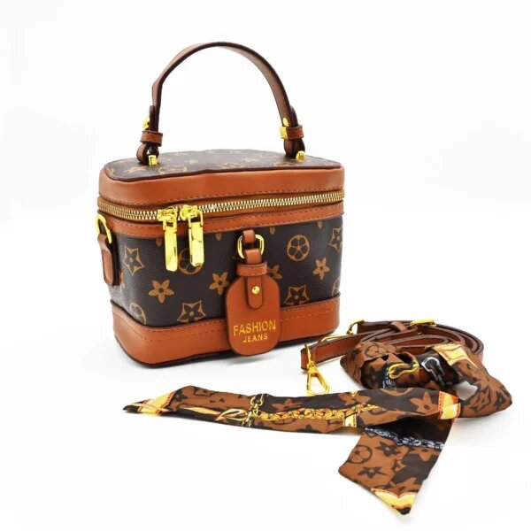 Sac Vanity à Motifs Floraux